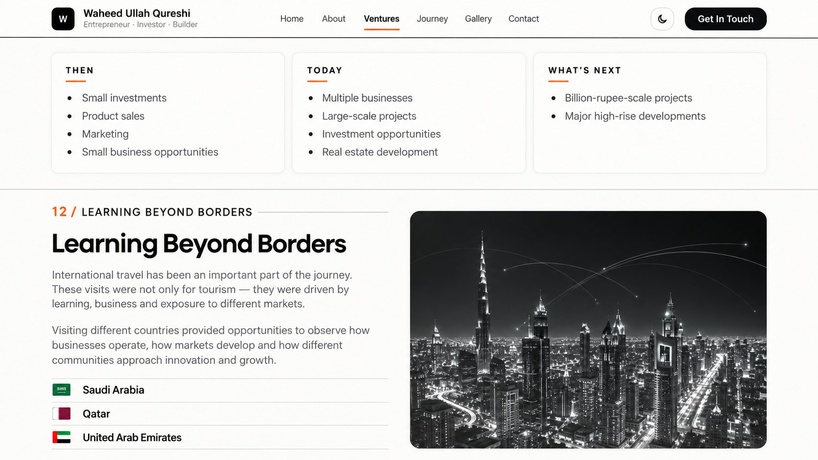 Waheed Ullah Qureshi | Entrepreneur & Business Profile · 16