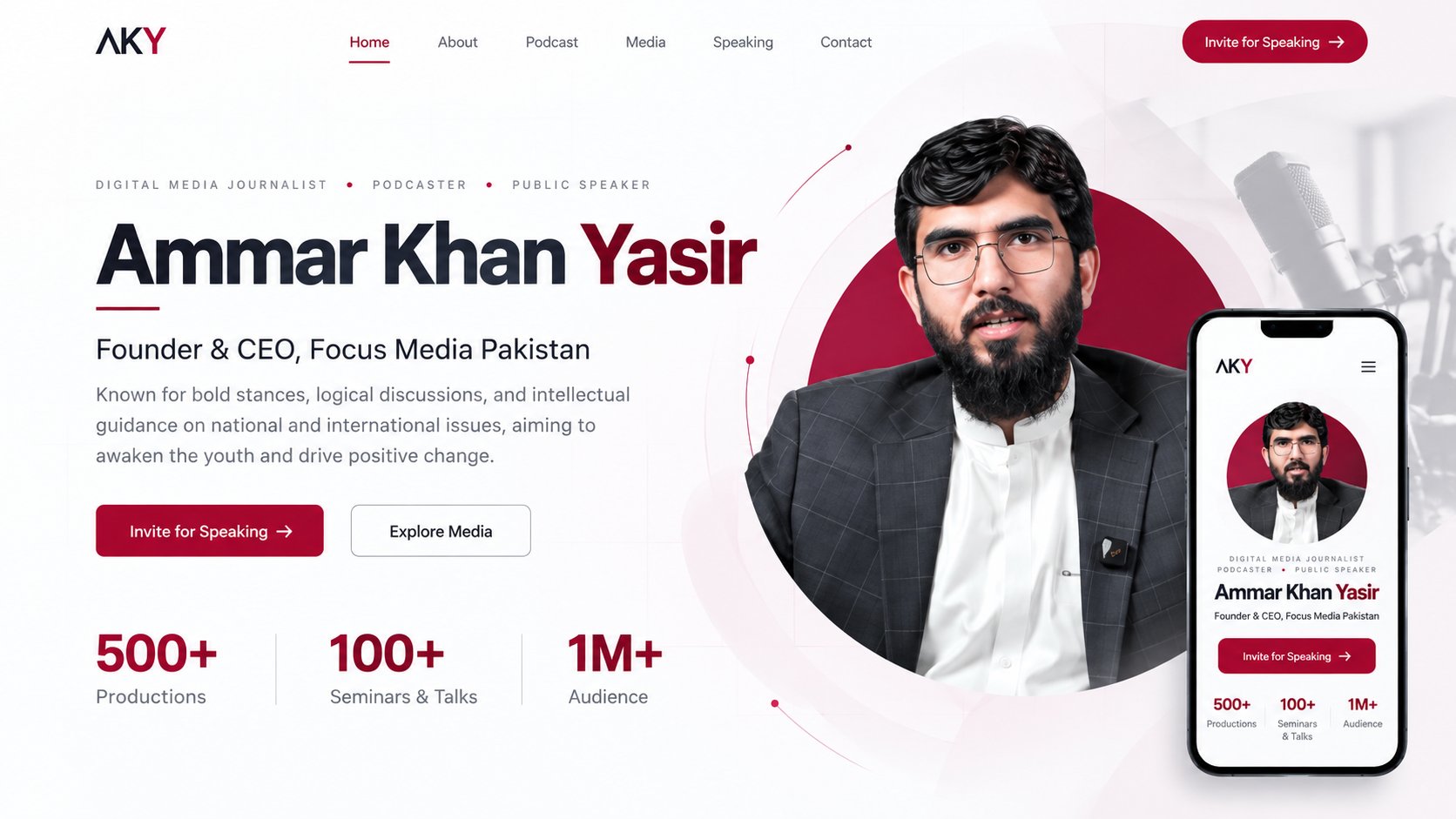 Ammar Khan Yasir | Digital Media Profile · 2