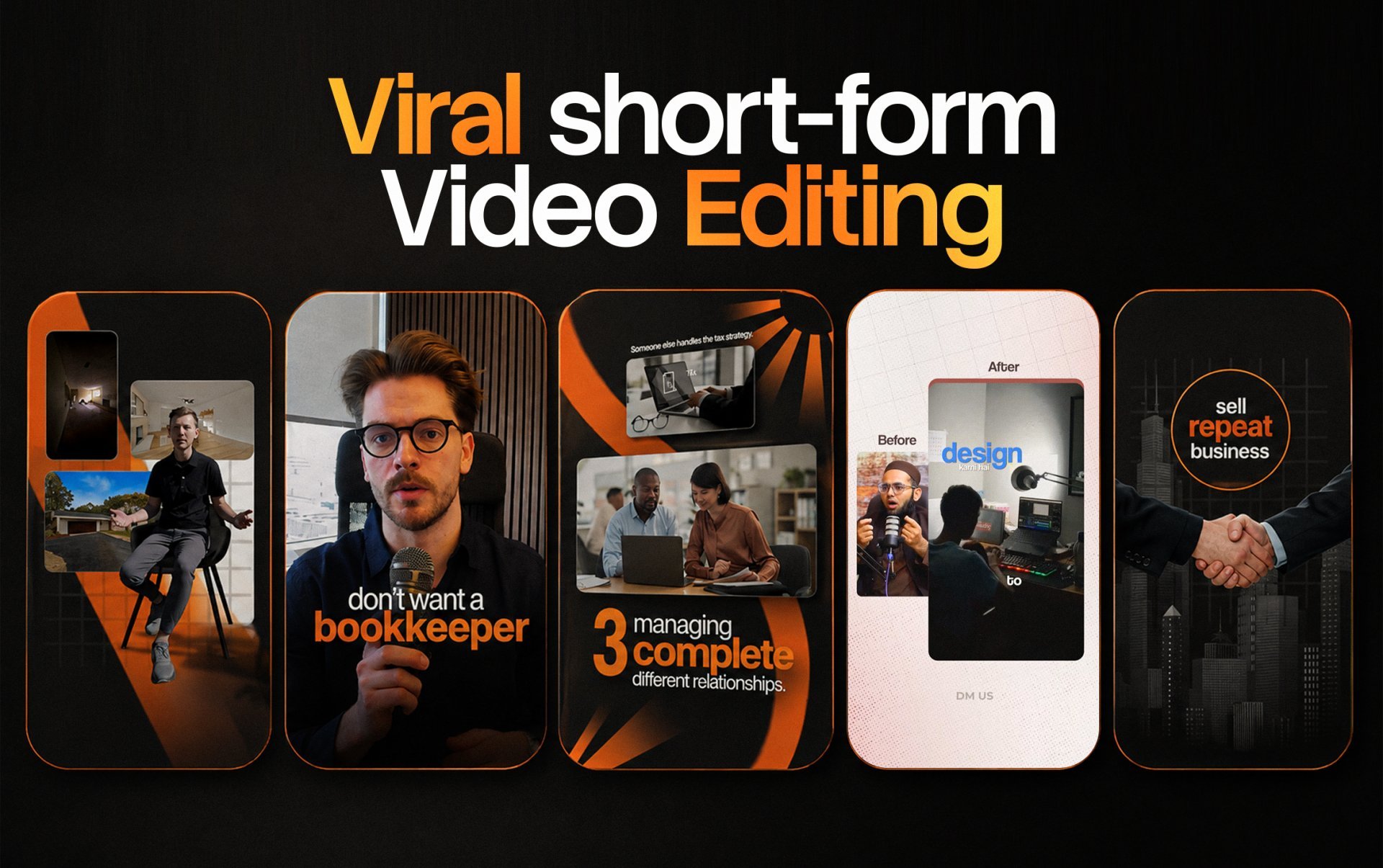 We will edit viral short-form videos for Instagram Reels, YouTube Shorts, and TikTok
